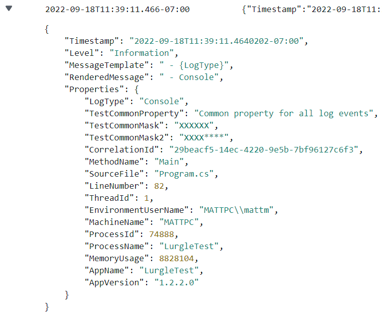 AWS JSON output